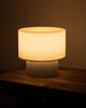 Ripple Tischlampe – Minimalistische Designlampe mit softem, rundum diffusem Licht (E14)